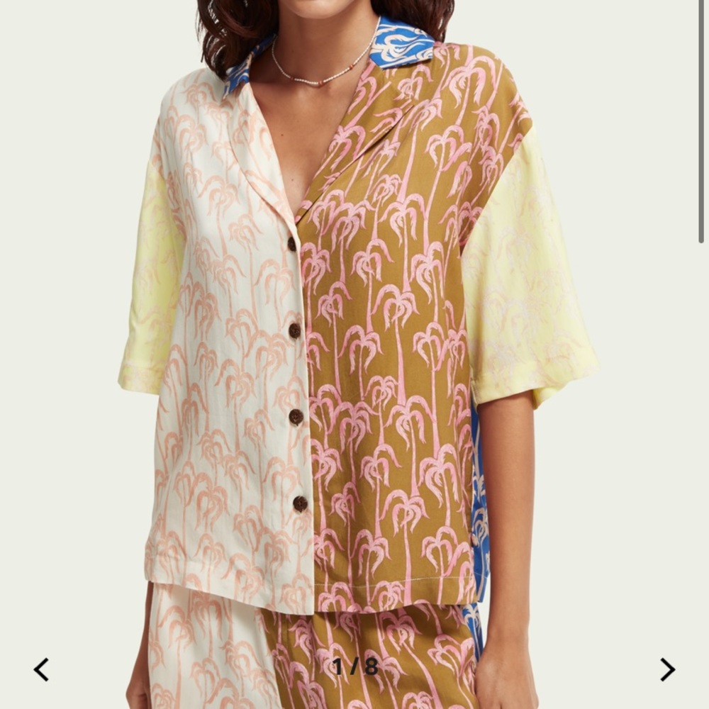 NWOT Scotch & Soda Oversized Beach Shirt XL